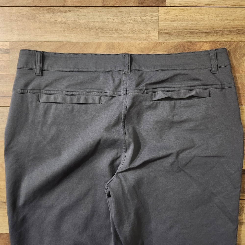 Rye 51 Voyager Chino Pants 33x31 Gray Tech Performance Lightweight 5 Pocket Euc - Picture 14 of 16